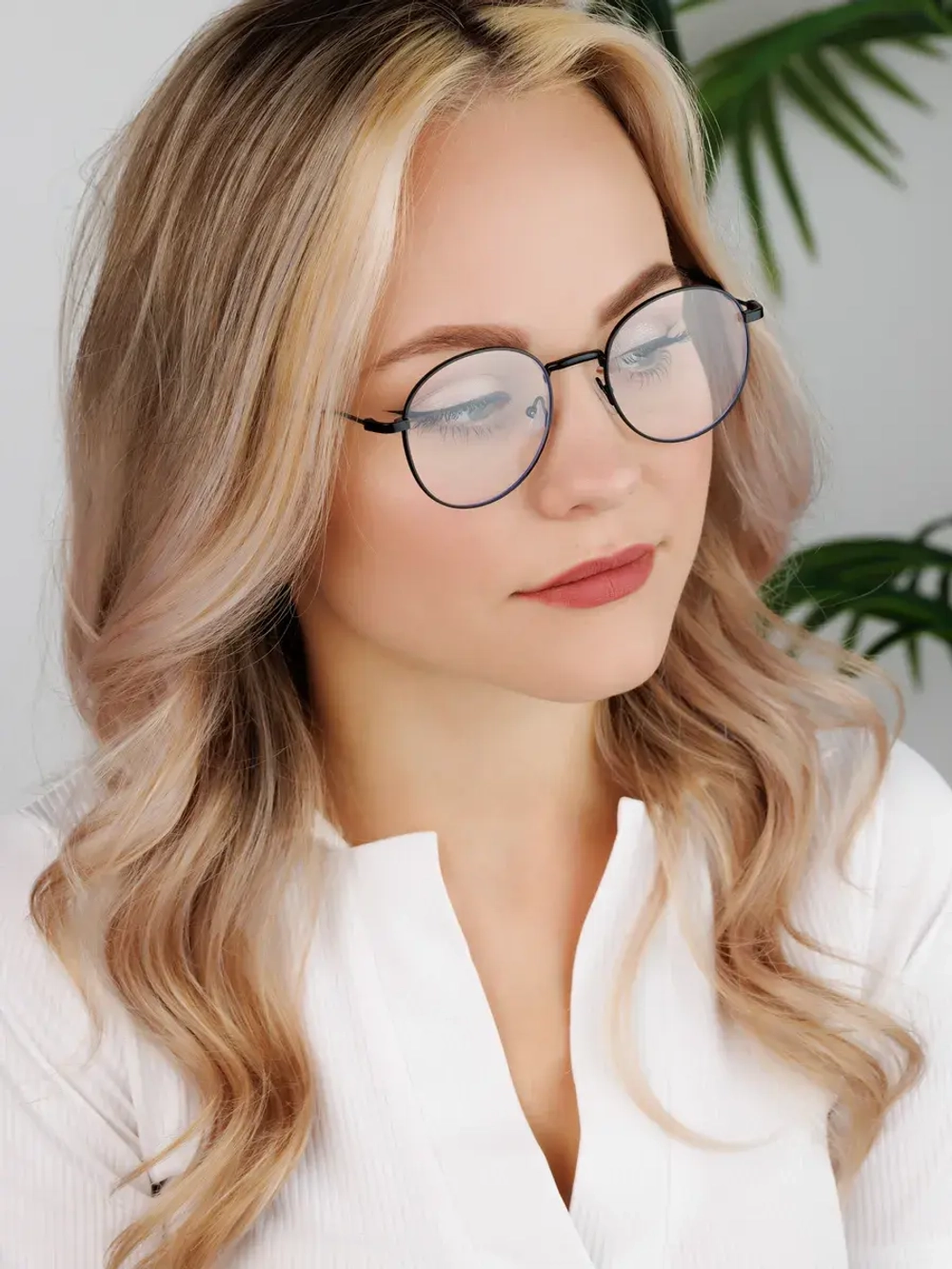 Очки для компьютера имиджевые защитные прозрачные нулевки