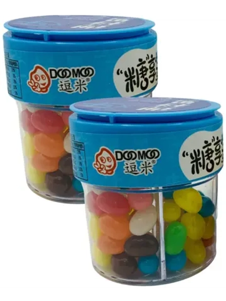 Жевательные драже бобы в разноцветной глазури 75 г * 2 шт