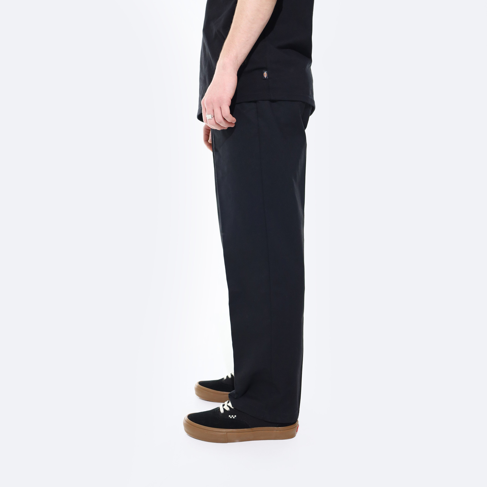 Брюки Dickies Tom Knox Twill Elastic Waist Work Pants (black) артикул:WPTK01 - купить в магазине Дайс