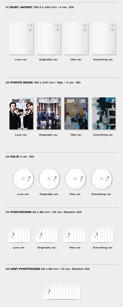 Альбом MONSTA X - SHAPE of LOVE