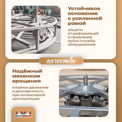 Электрическая свадебная карусель «Шарм» с LED-подсветкой, 16 мест