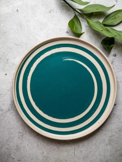 Набор 2 шт тарелок с бортами 25,5 см, Океан