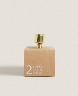 Мебельная ручка Zara Home, 1.5х5.5х5 см, золотой, 2 шт., 5385/555