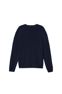 ZARA X BENITO ANTONIO СВИТЕР ИЗ 100% ЛЬНА, СИНИЙ