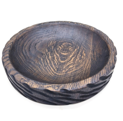 Миска для подачи; темный дуб;D=260,H=45мм.