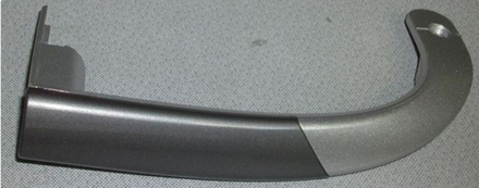 Ручка двери для холодильника Beko (Беко) нижняя - 4326381001 ВНИМАНИЕ! СЕРАЯ!