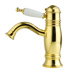 Смеситель для раковины термостатический Migliore Oxford 19175 золото