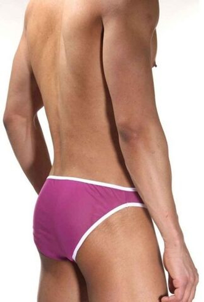 Мужские ажурные трусы-слипы (Размер: L-XL) (Цвет: лиловый)