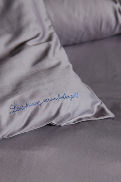 Постельное белье семейное Luxberry Daily Bedding стальное