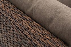 "Лунго" модуль диванный угловой с подушками, цвет коричневый (гиацинт)