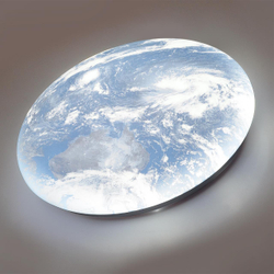 3085/EL PALE SN 70 Светильник пластик/белый/синий LED 72Вт 3000-6300K D480 IP43 пульт ДУ SPACE