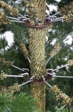 Ель искусственная «Юнона» (Литая хвоя) 270 см / 2,7 м