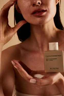 XUYONI Пудра для умывания с экстрактом опунции и коллагеном - Cactus Powder Wash,50 мл