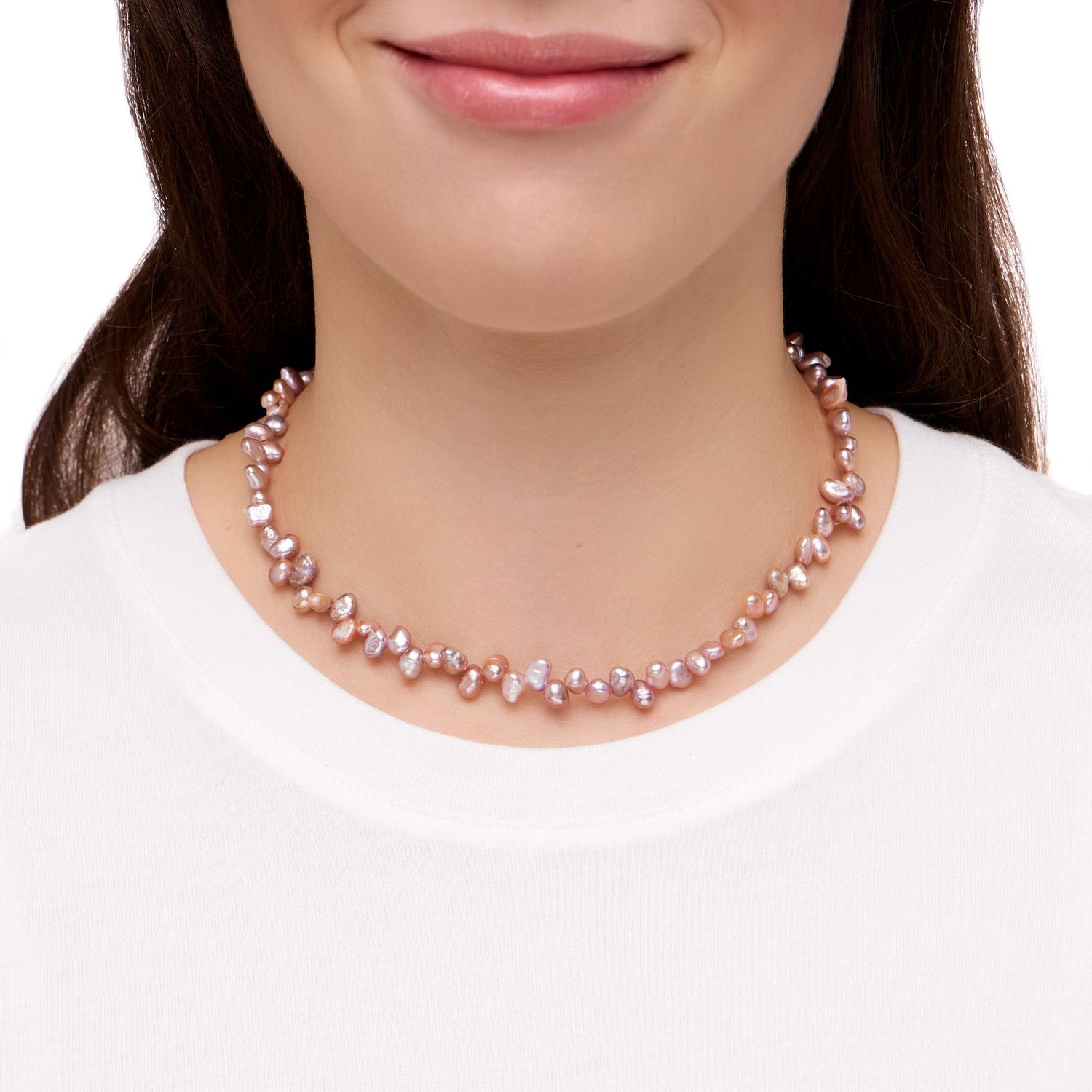 Колье Mauve Pearl Necklace