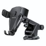 Держатель автомобильный Borofone BH38 зажимной, на присоске Black