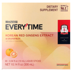 JungKwanJang, корейский экстракт красного женьшеня, каждый раз, грейпфрут, 30 жидких стиков по 10 мл (0,34 жидк. унции)