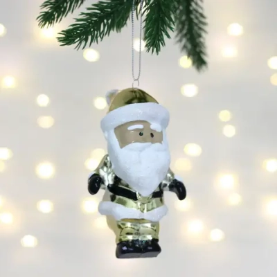 Елочная игрушка «Очаровательный дедушка» 7*6*12 см, Шампань