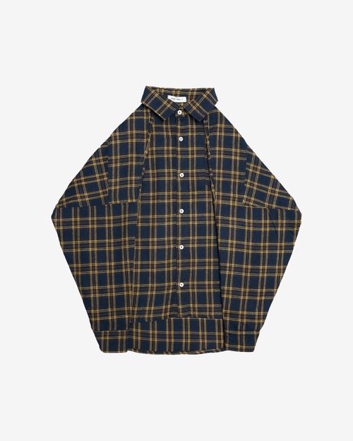 Рубашка One Two Cowboy Shirt темно-синяя