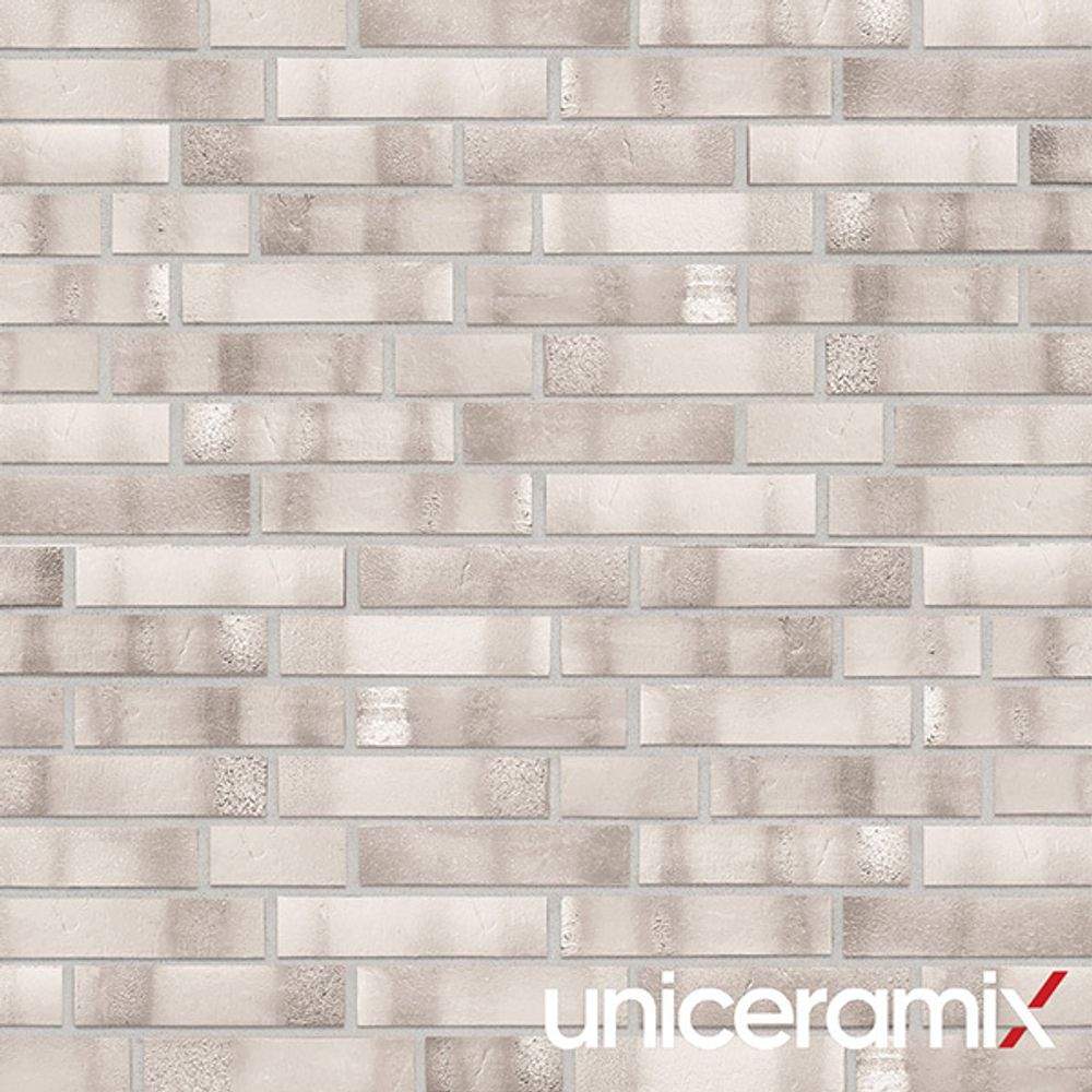 Плитка клинкерная фасадная Uniceramix FUSION UX23 Platinum, 240x71x12 мм