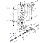 Шестерня верт. вала Mercury 2-6лс (43-16138)