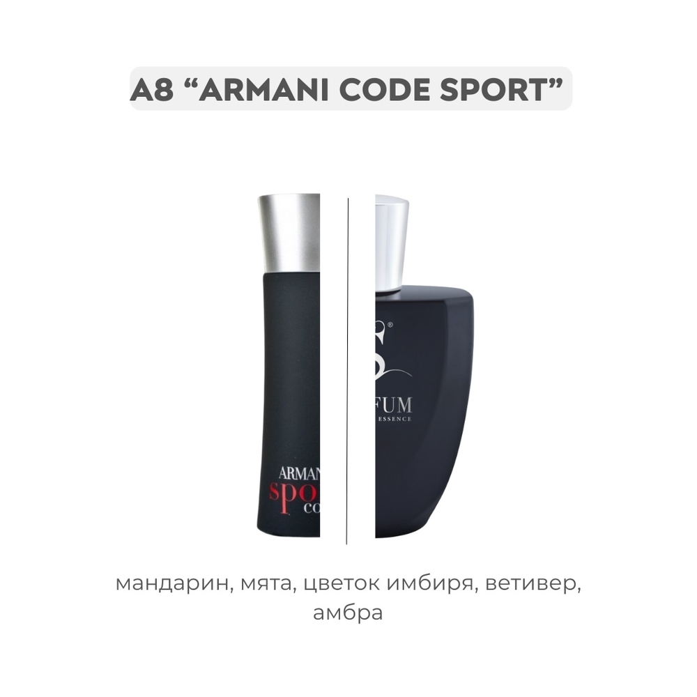 A8 по мотивам Armani code sport - Giorgio Armani , парфюмерная вода
