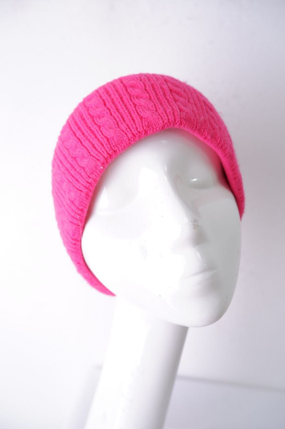 Шапка яркая с шерстью