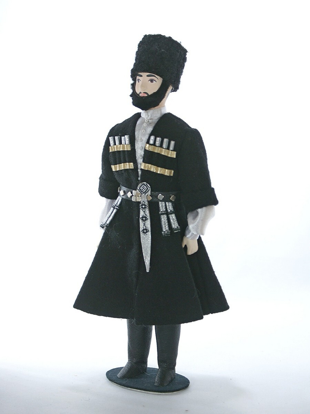 Кукла коллекционная Чеченец в национальном костюме