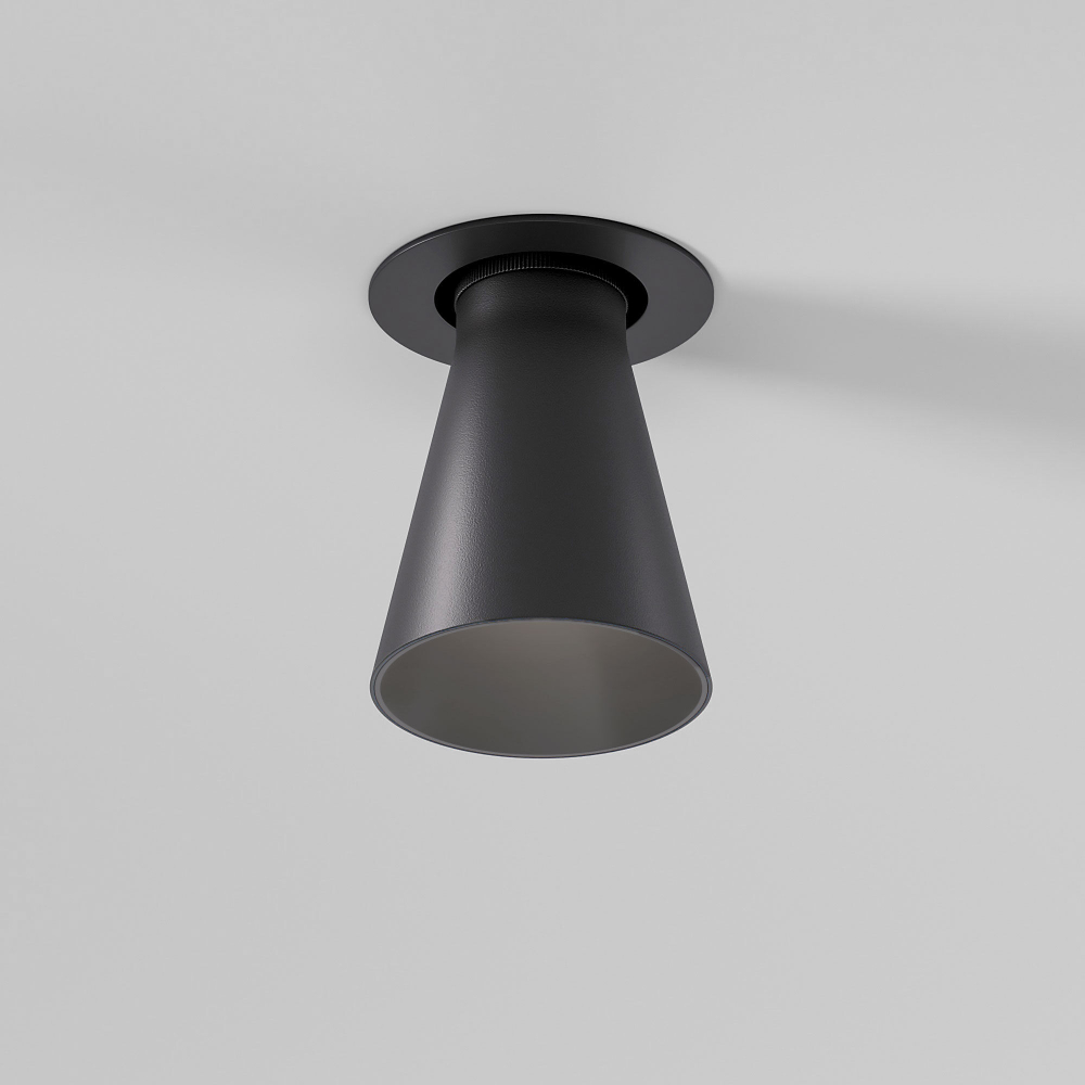 Встраиваемый светодиодный светильник Elektrostandard Bell 25097/LED 8W 4000K черный