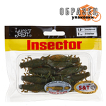 Виброхвост Lucky John Insector 2.8in (70мм), 8шт/уп