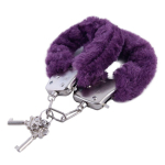 Фиолетовые наручники ToyFa Basic 951035