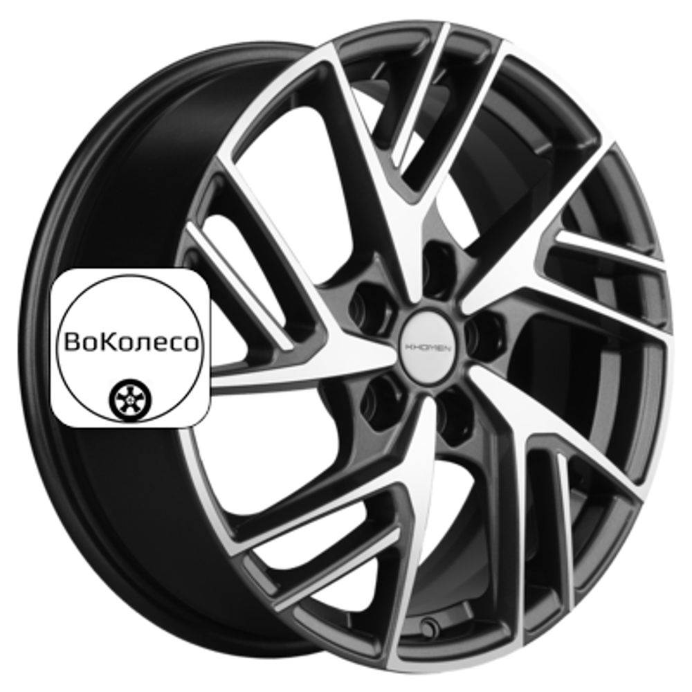 6,5x17/5x114,3 ET45 D67,1 KHW1722 (Mazda3/CX30) Gray-FP Khomen Wheels