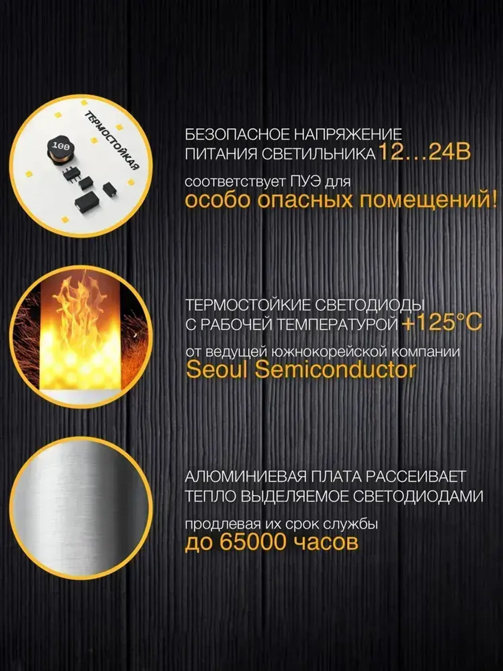 Термостойкая Лампа для Бани/Сауны комплект 1шт. 4000 К