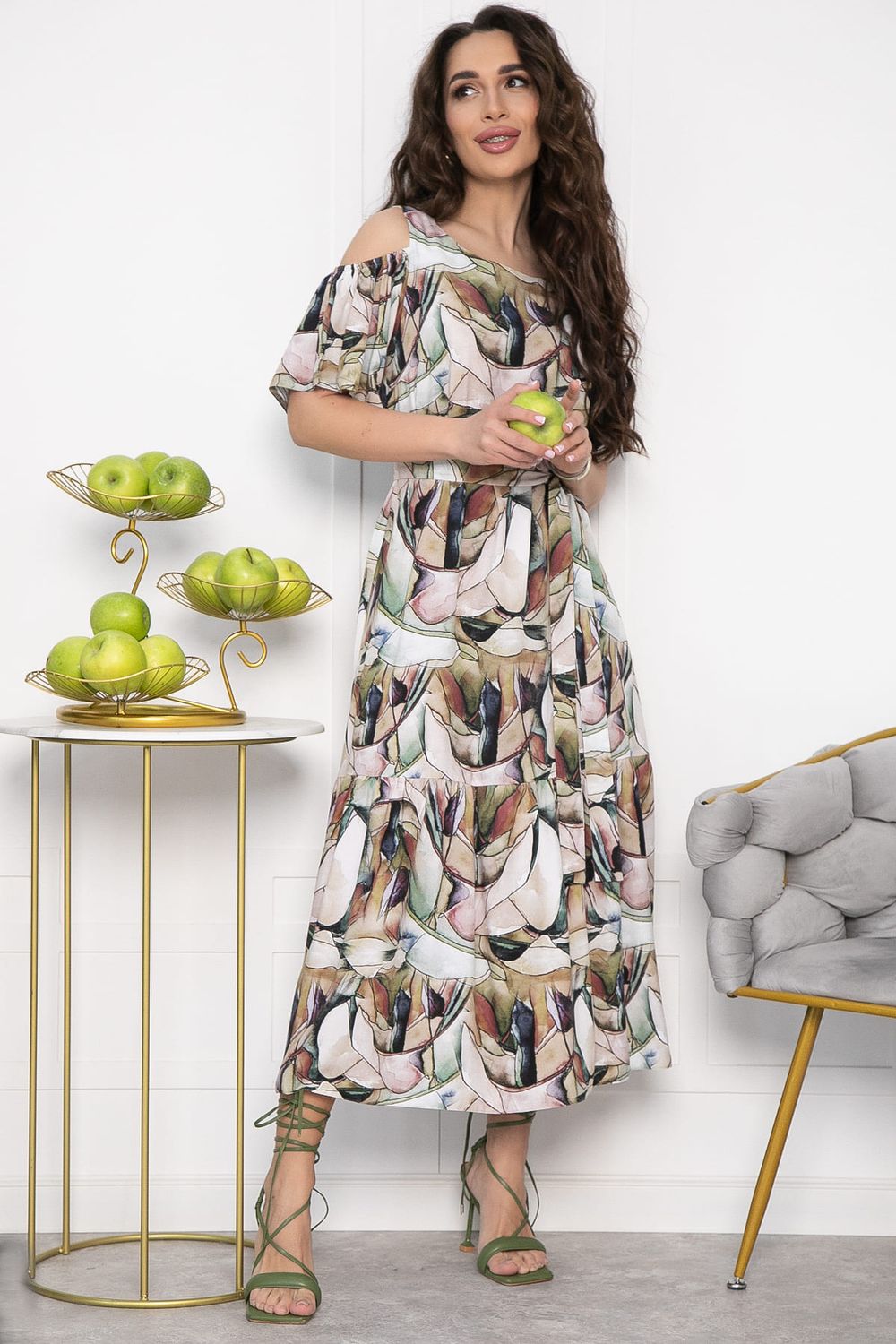 Платье Марианна (бежевое) П15349-5М LT Collection