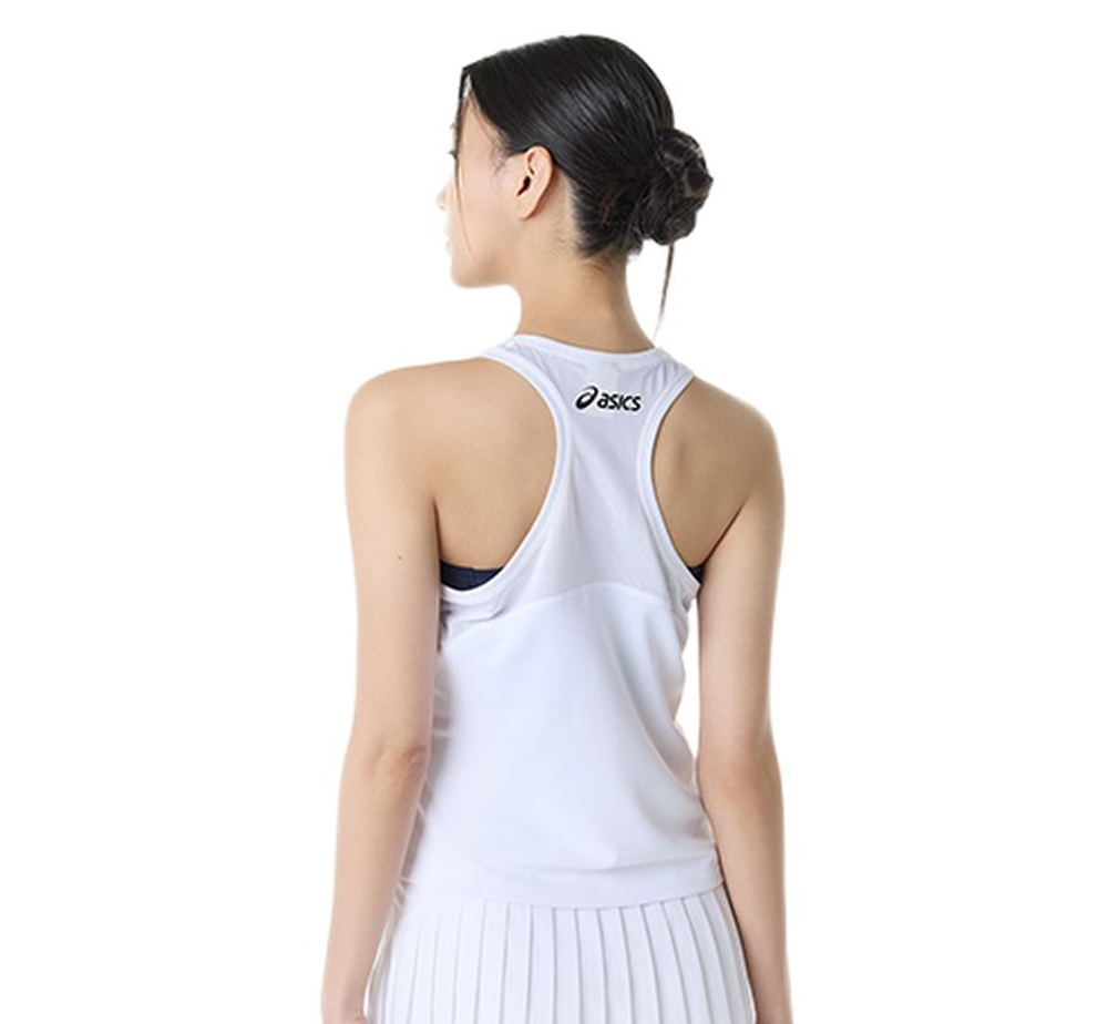 Женский топ теннисный Asics Match - brilliant white