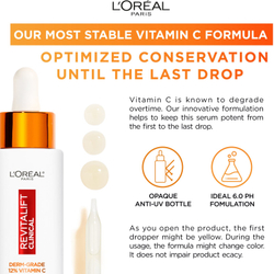 L’Oreal Paris Revitalift Clinical - сыворотка для лица с витамином С /   30  ml  / GTIN 3600524081690