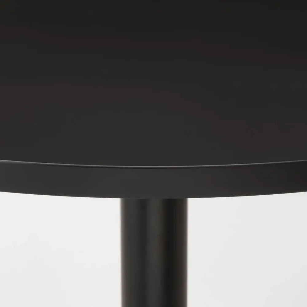 Стол и 2 стула  - IKEA STENSELE / ÖSTANÖ ИКЕА, 70х70х75 см, черный
