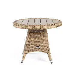 "Равенна" кофейный стол из искусственного ротанга, цвет соломенный