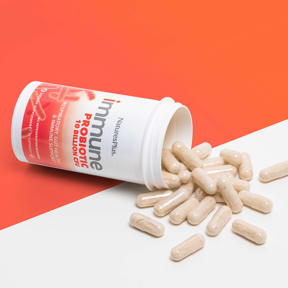 NaturesPlus, пробиотик для иммунитета, 30 капсул