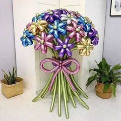 букет цветов хром- 150 руб (за шт)