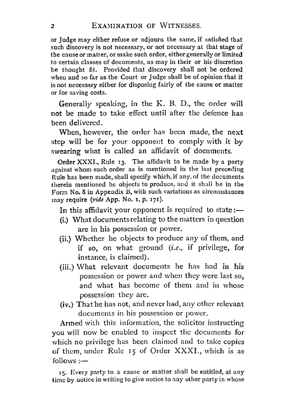 The examination of witnesses in court: including examination in chief, cross-examination, and re-examination, founded on "The art of winning cases," . and "The advocate," by Edward W. Cox | Frederic John Wrottesley