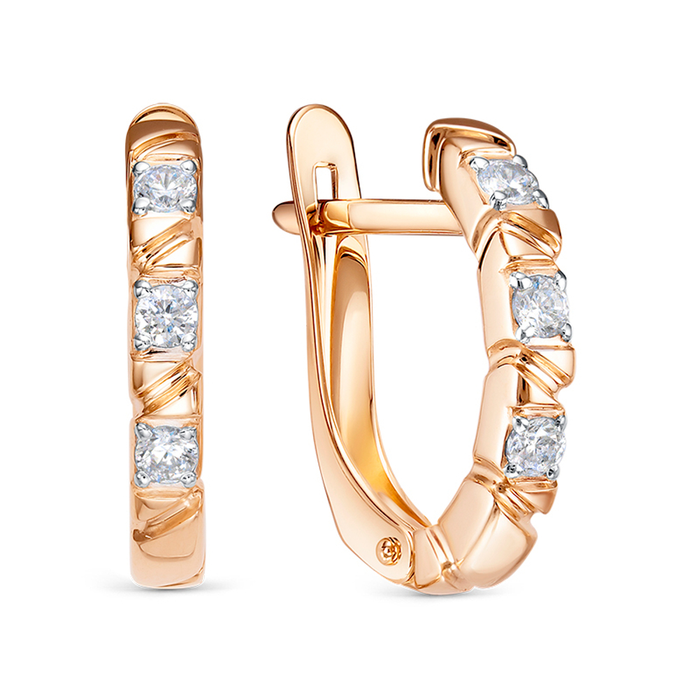 Серьги из золота 585 пробы