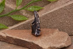 Бусина для темляка Пицца (биметалл) от мастерской Братьев Пешковых