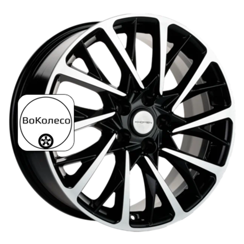 7,5x18/5x114,3 ET40 D64,1 KHW1804 (Haval F7/F7x) Black-FP Khomen Wheels