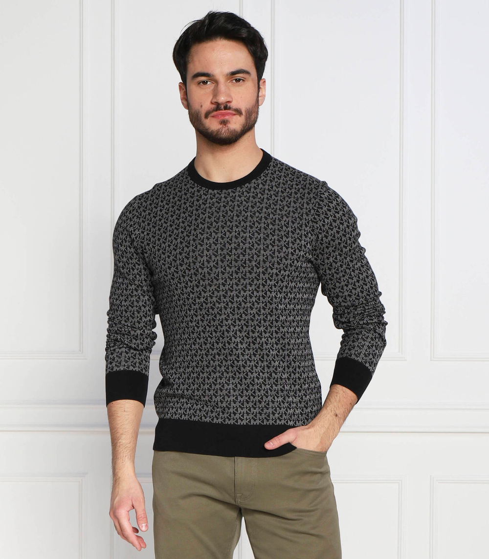 свитер micro signature Michael Kors - серый(CR3606K469)