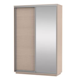 Шкаф-купе "Экспресс Медиум Дуо" (дуб молочный) 2400х1400, МК Е1, г. Белореченск