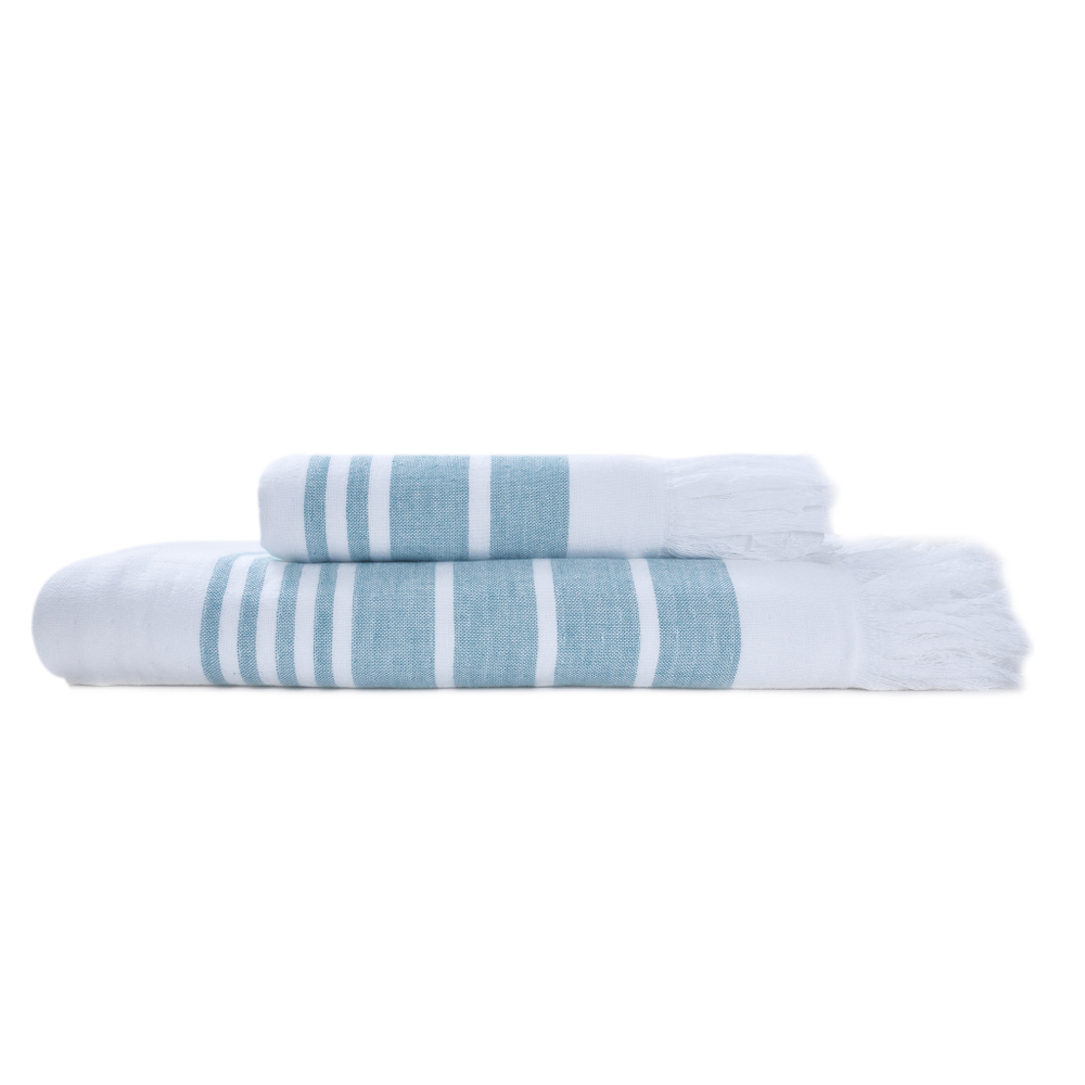 Полотенце 100х180 Hamam Marine Towel бирюзовое Турция