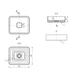 Раковина накладная на столешницу "Джой-46*39" ш*г (Dreja)