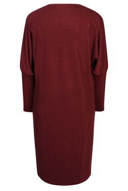 Трикотажное платье 2683ШП, бордовый #161Б052683ШП