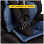 Детское автомобильное кресло ZLATEK "Atlantic" "ZL513" синий адванс lux, 9-36 кг, 1-12 лет