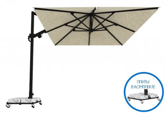 Зонт для кафе профессиональный Banana Plus Dickson, 300х400 см